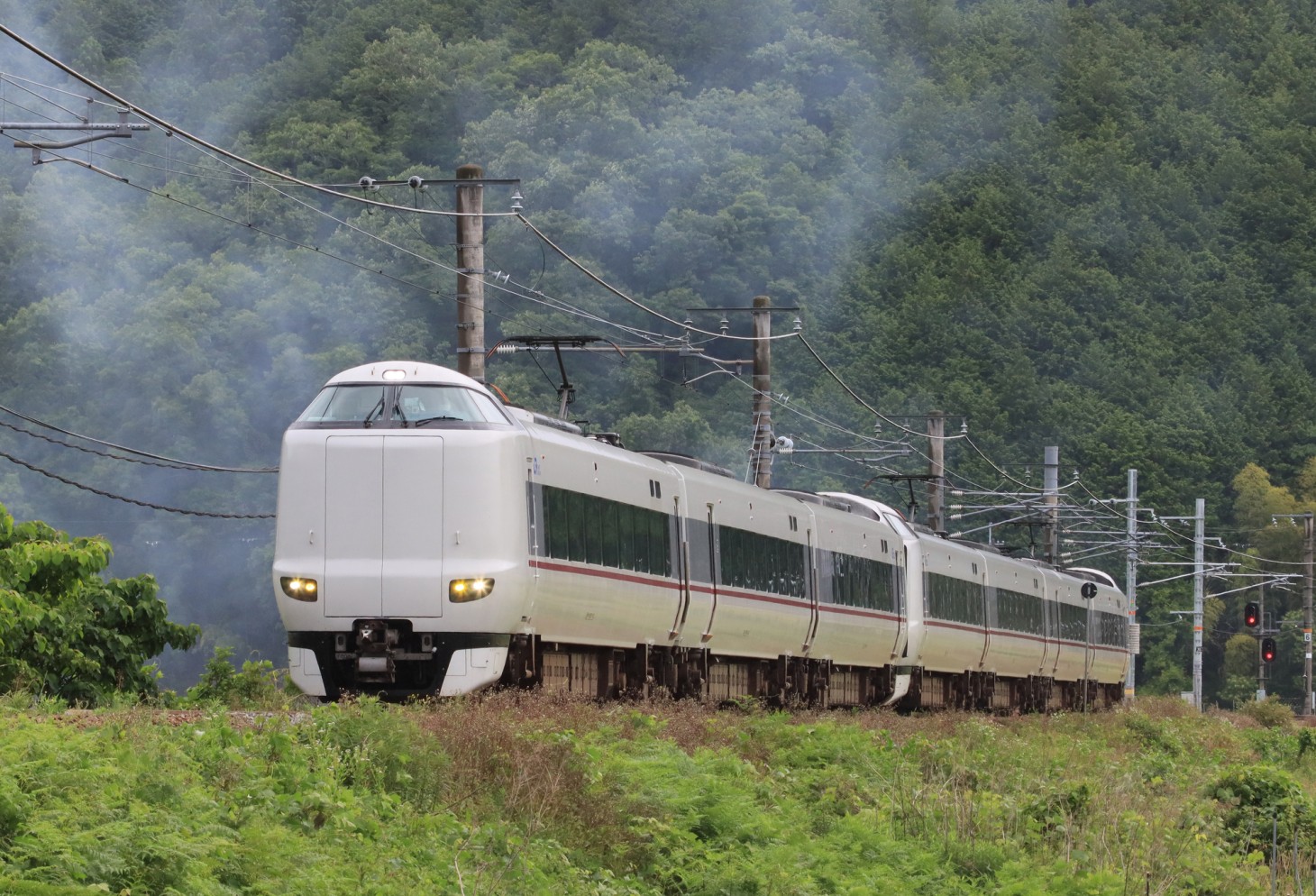 The body of the Limited Express "MAIZURU" train
