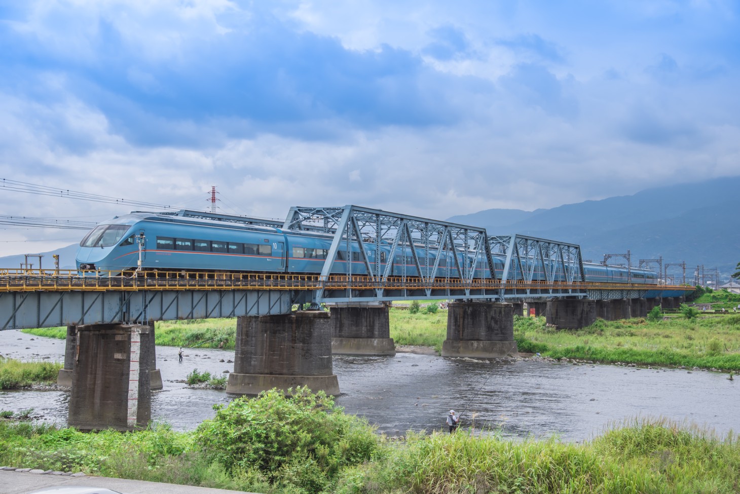 Cuerpo completo del Metro Hakone Romancecar