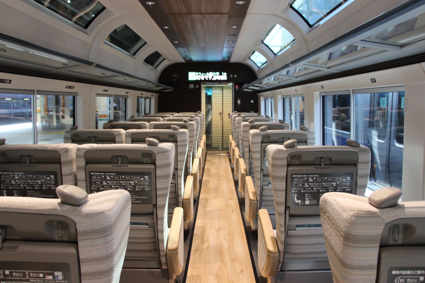 Interior del (Saphir Odoriko)