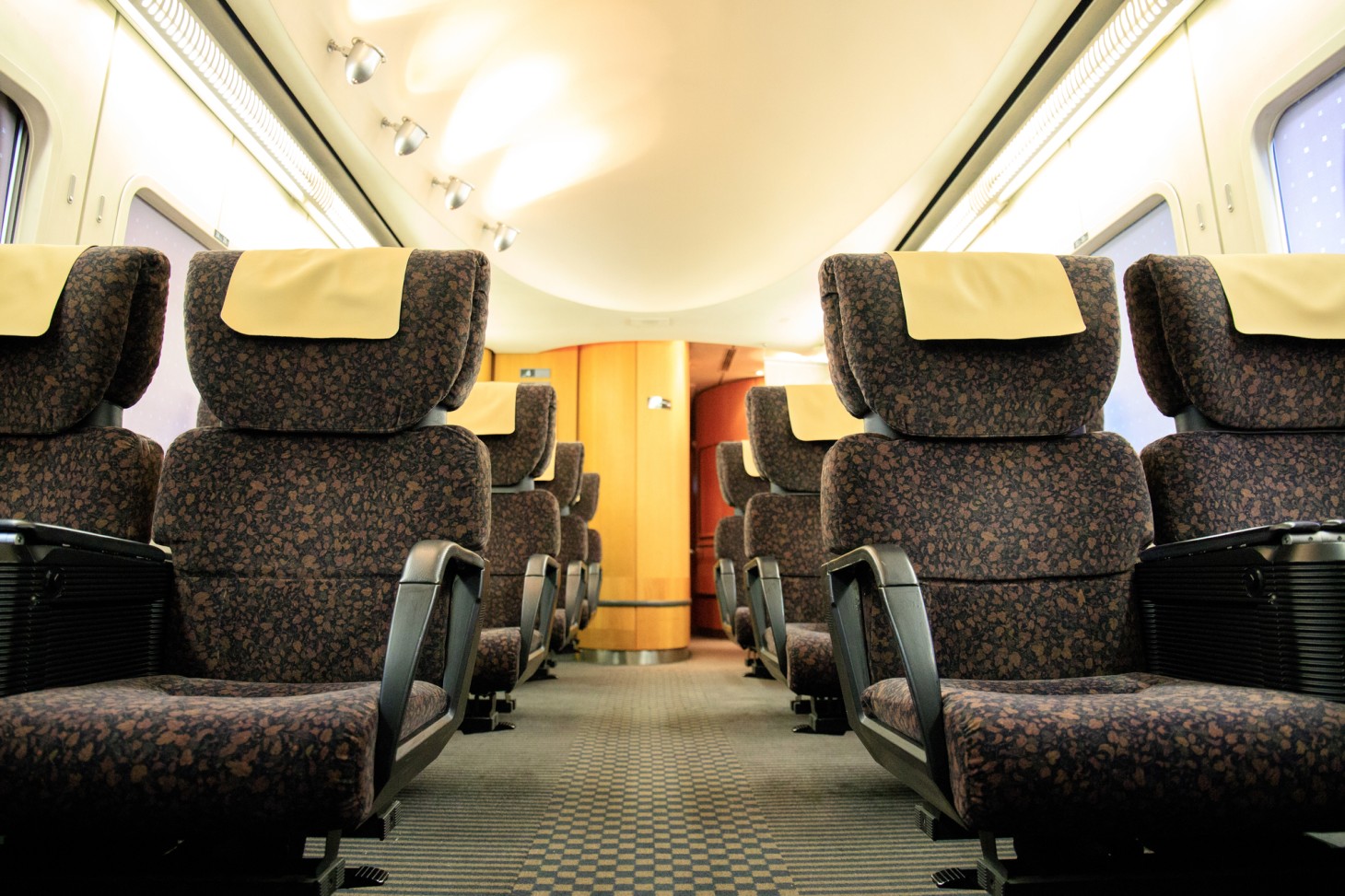 Dentro del tren HYUGA